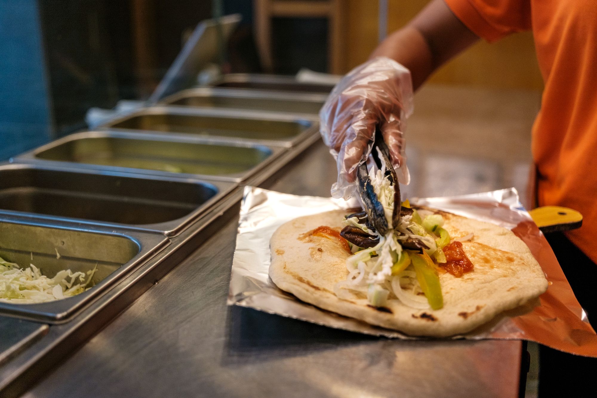 3 Bros Falafel dishes