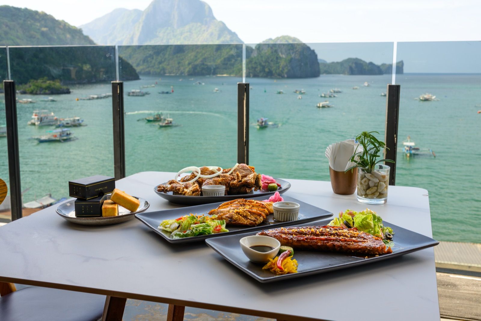 Piece of Sky food, tapas-style sharing plates