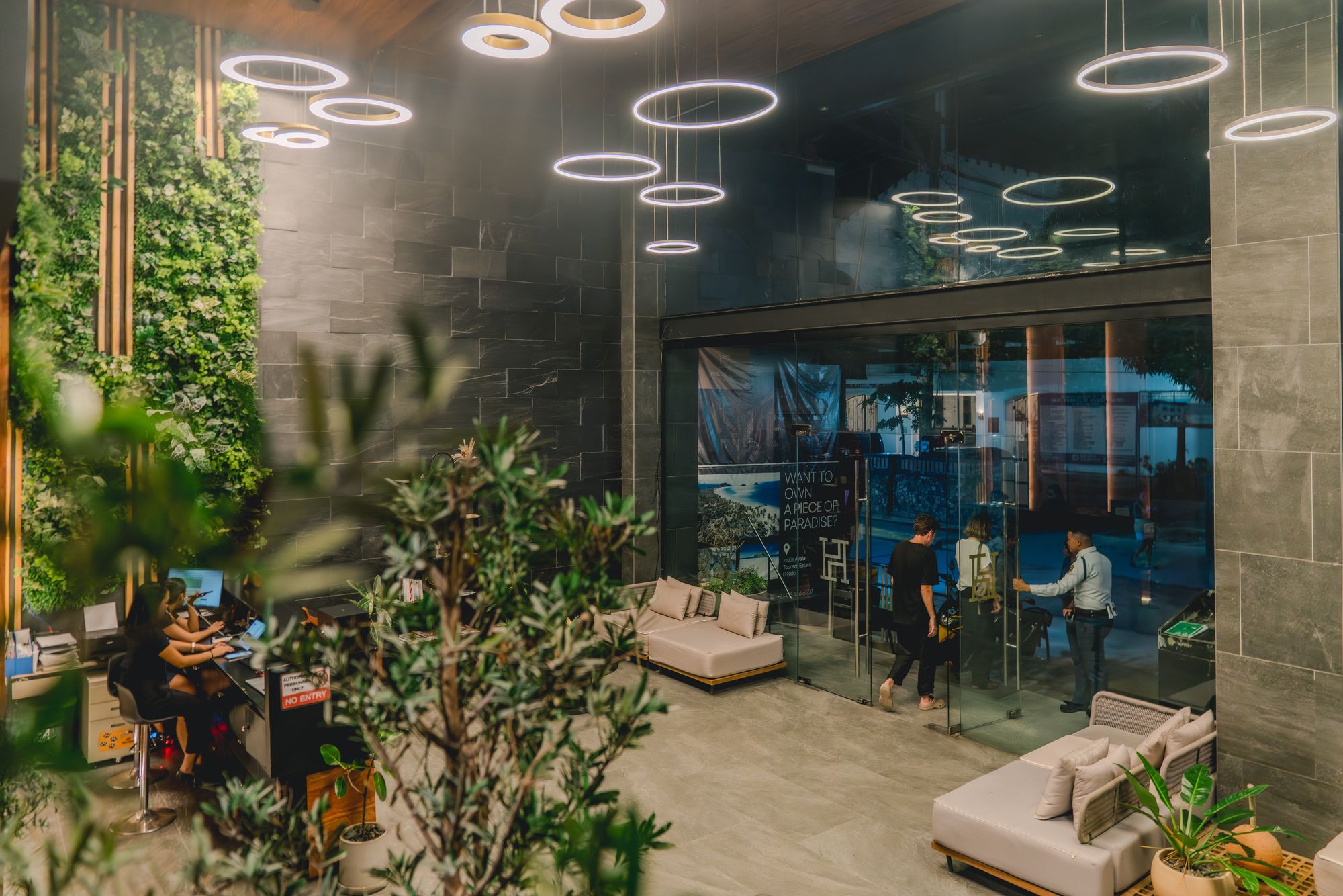 H Hotel El Nido lobby entrance