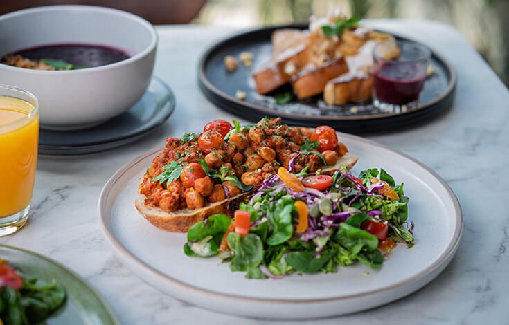 Ver De plant-based dishes